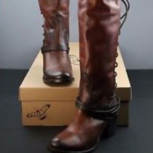 Steve Madden Freebird Boots - Coal Cognac